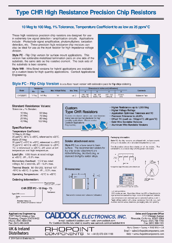 CHR_316792.PDF Datasheet