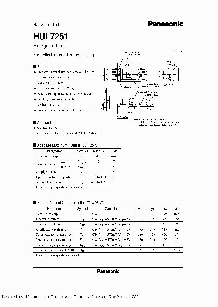 HUL7251_318571.PDF Datasheet