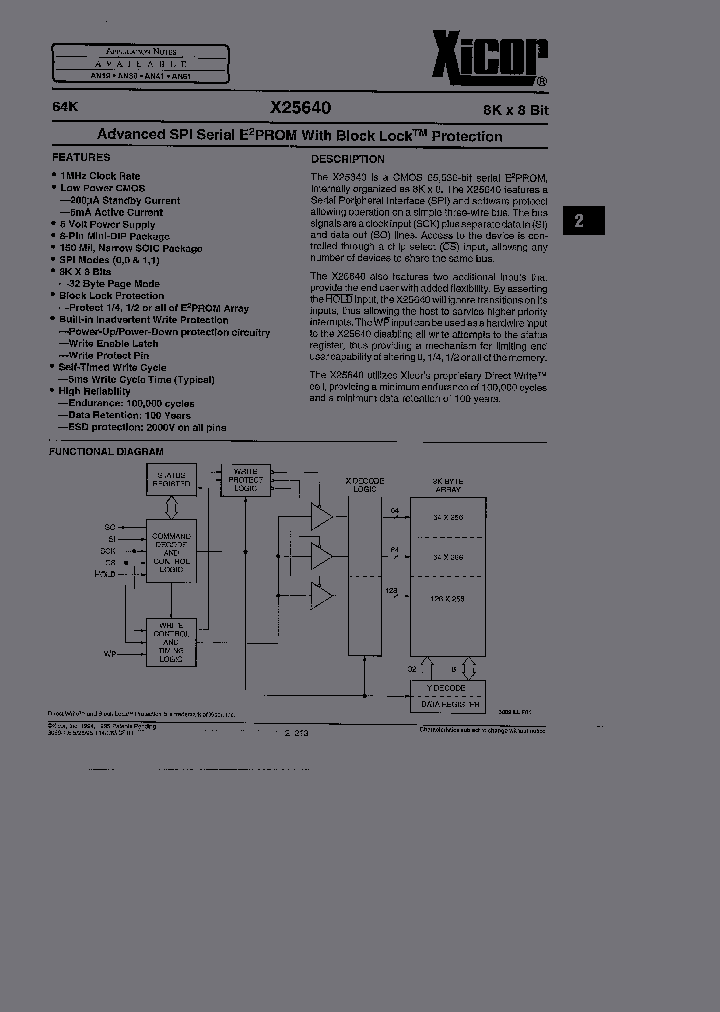 X25640S_319533.PDF Datasheet