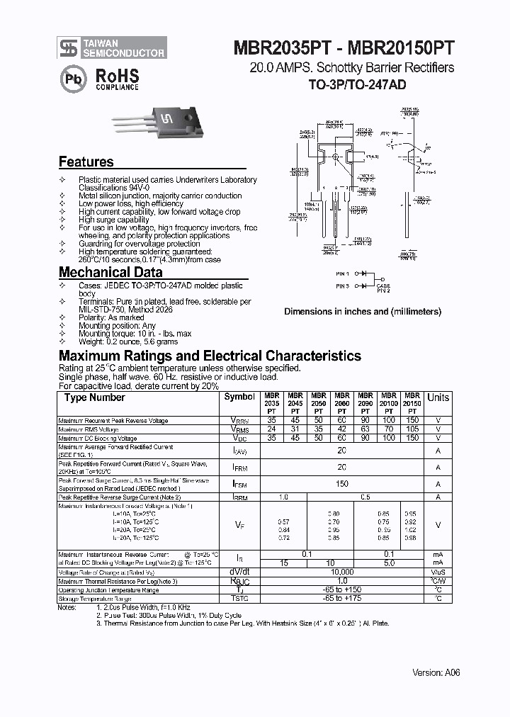 MBR20150PT_337739.PDF Datasheet