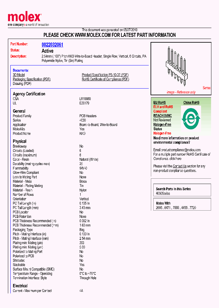 22-03-2061_357341.PDF Datasheet