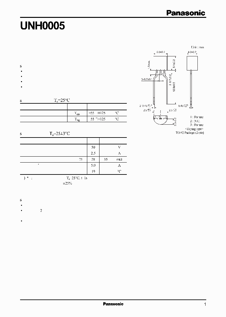 UNH0005_323206.PDF Datasheet