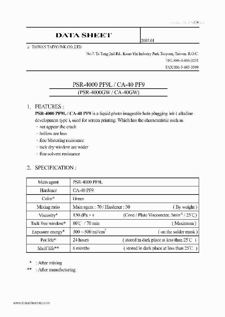 PSR-4000PF9L_184991.PDF Datasheet