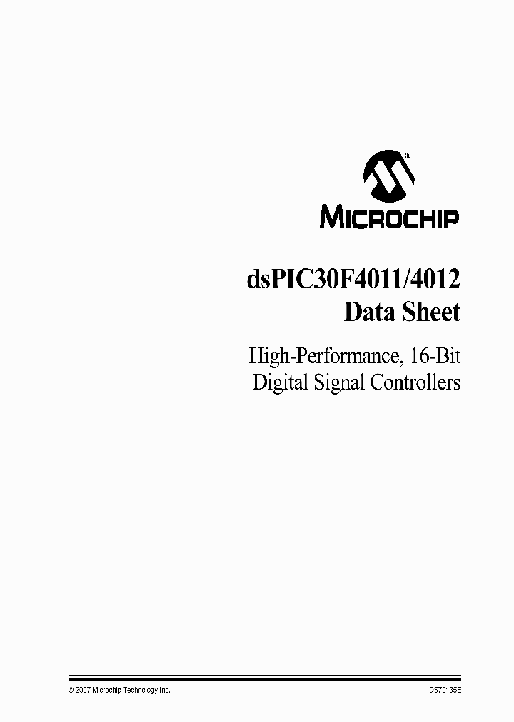 DSPIC30F4012A20EPF_296140.PDF Datasheet
