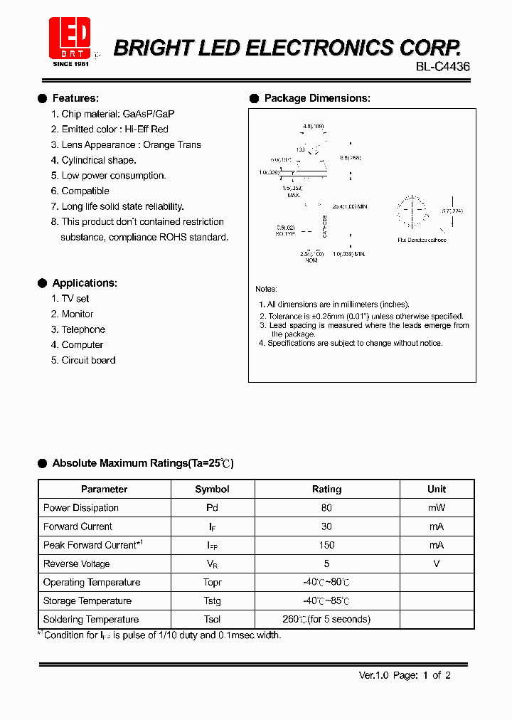 BL-C4436_303955.PDF Datasheet