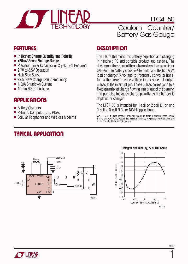 LTC4150CMSPBF_375507.PDF Datasheet
