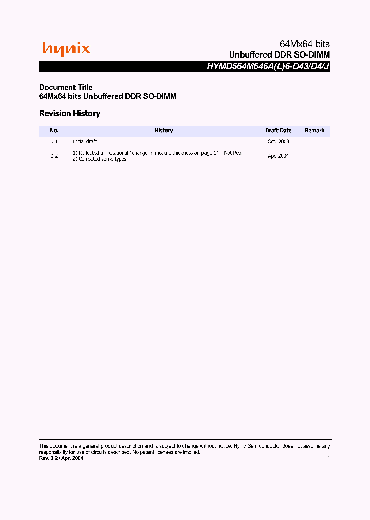 HYMD564M646AL6-D4_376649.PDF Datasheet