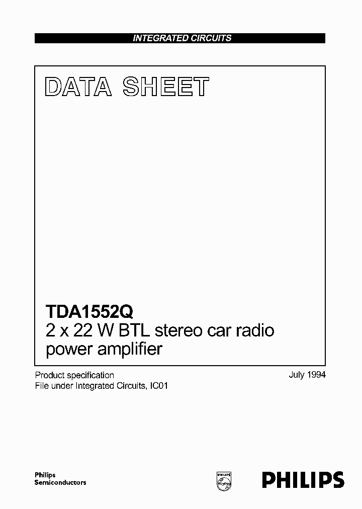 TDA1552_377111.PDF Datasheet