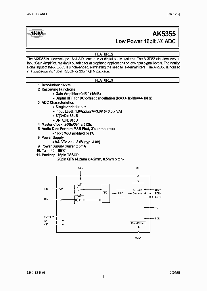 AKD5355_403500.PDF Datasheet