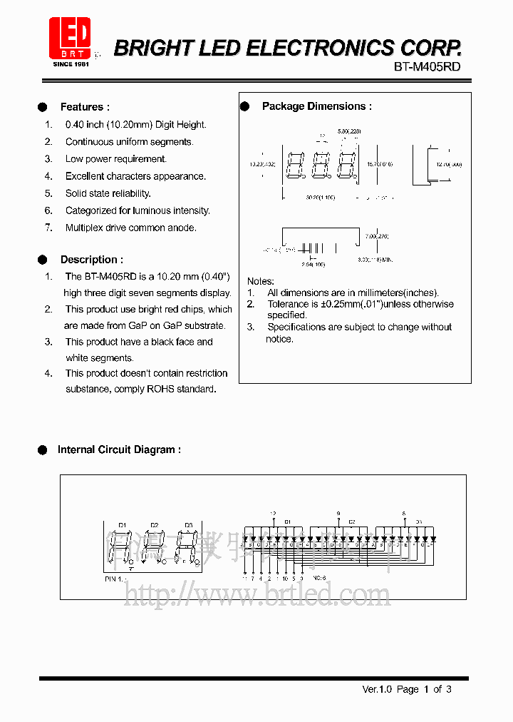 BT-M405RD_325410.PDF Datasheet