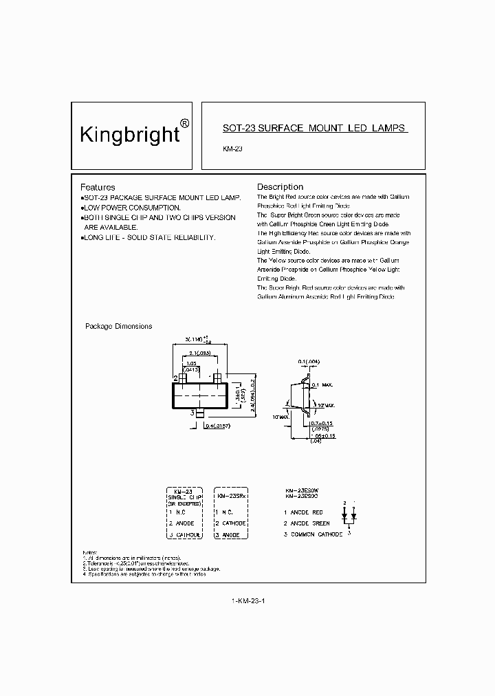 KM-23_418077.PDF Datasheet
