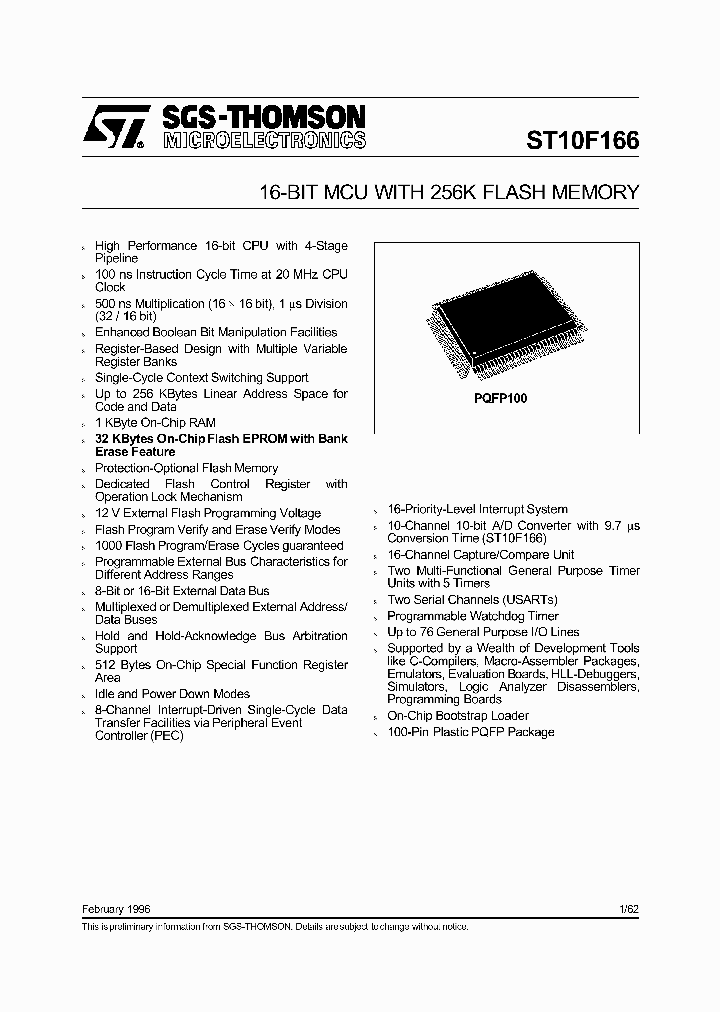 ST10F166_189083.PDF Datasheet