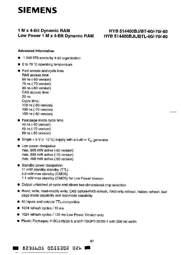 HYB514400BJ-BT60_329597.PDF Datasheet