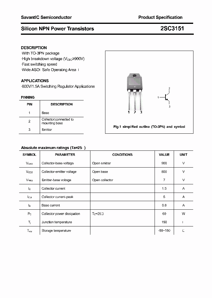 2SC3151_452793.PDF Datasheet
