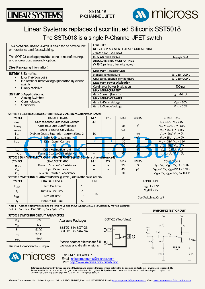 SST5018SOT-23_455780.PDF Datasheet