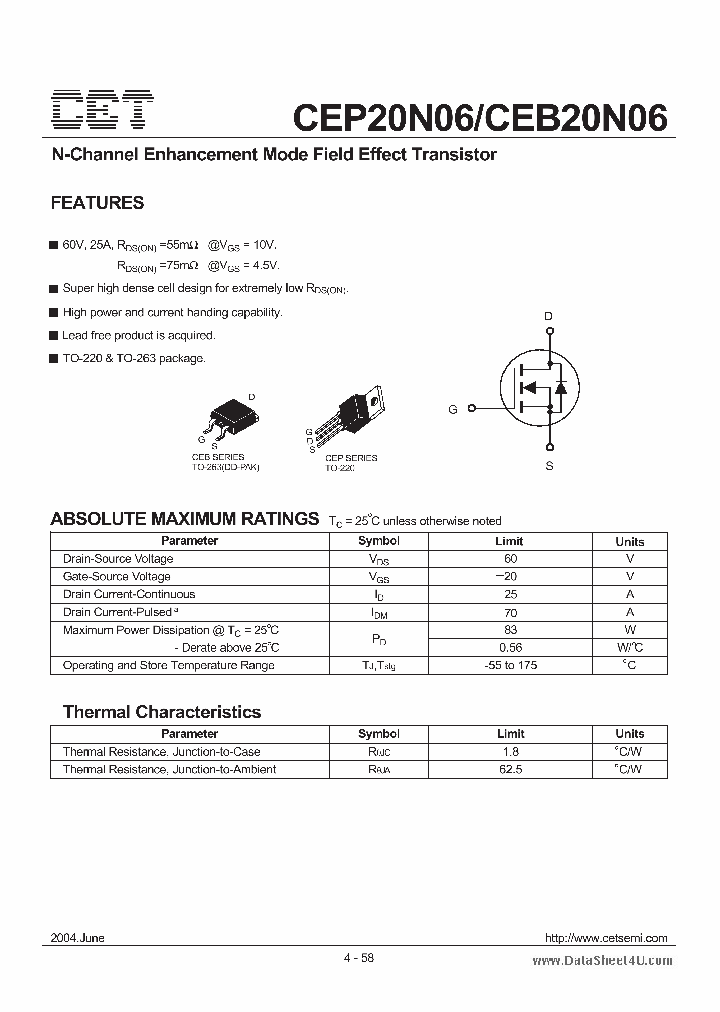 CEB20N06_197224.PDF Datasheet
