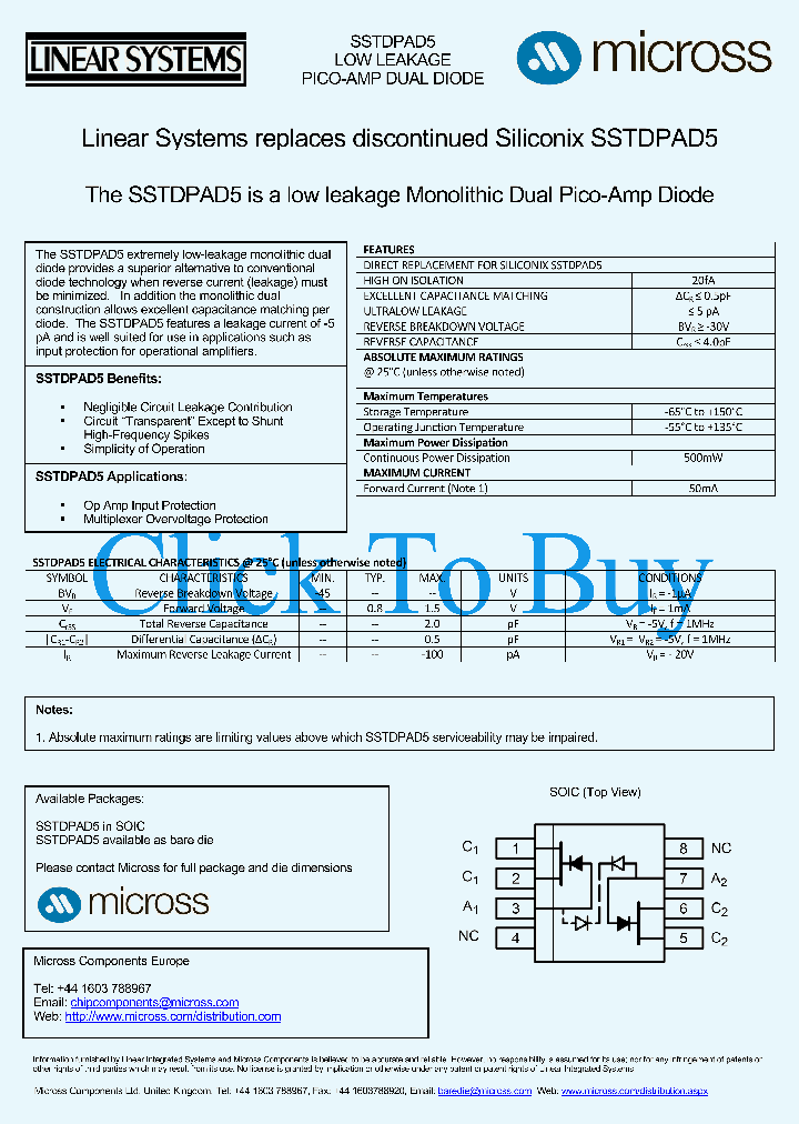 SSTDPAD5SOIC_402449.PDF Datasheet