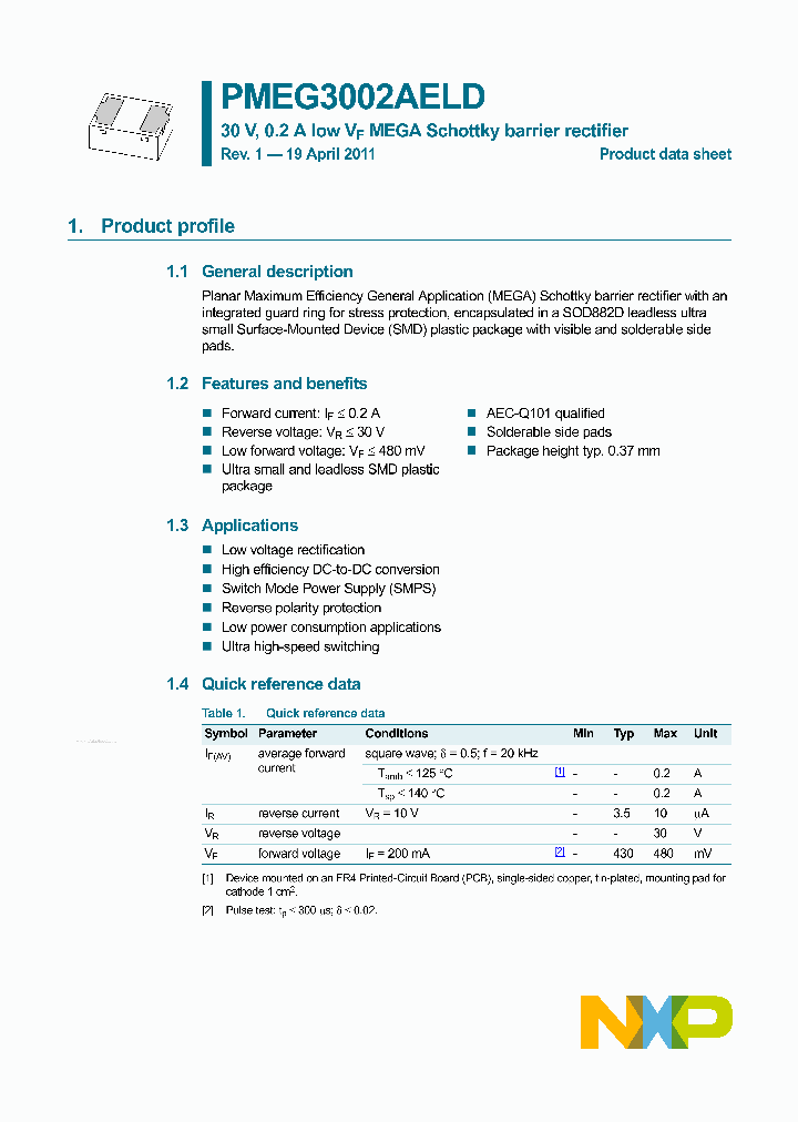 PMEG3002AELD_198547.PDF Datasheet