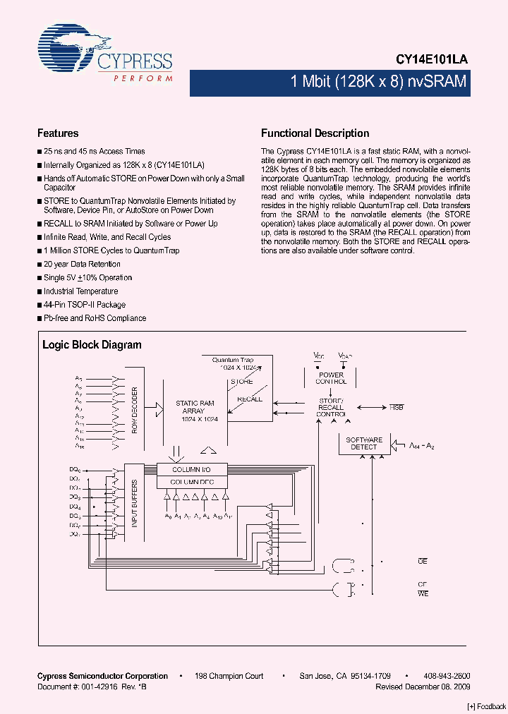 CY14B101LA-ZS25XI_406055.PDF Datasheet