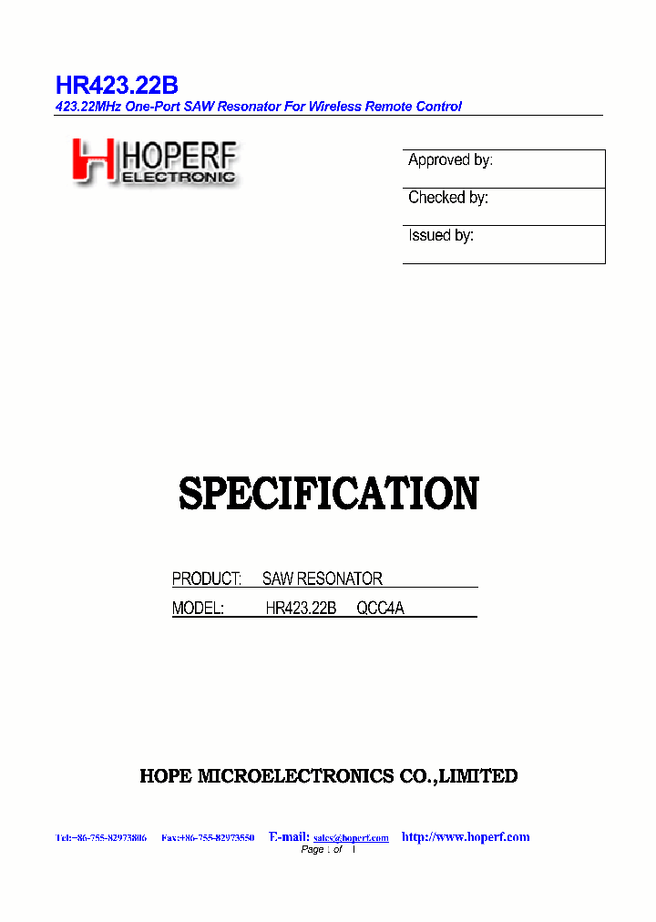 HR42322B_406777.PDF Datasheet