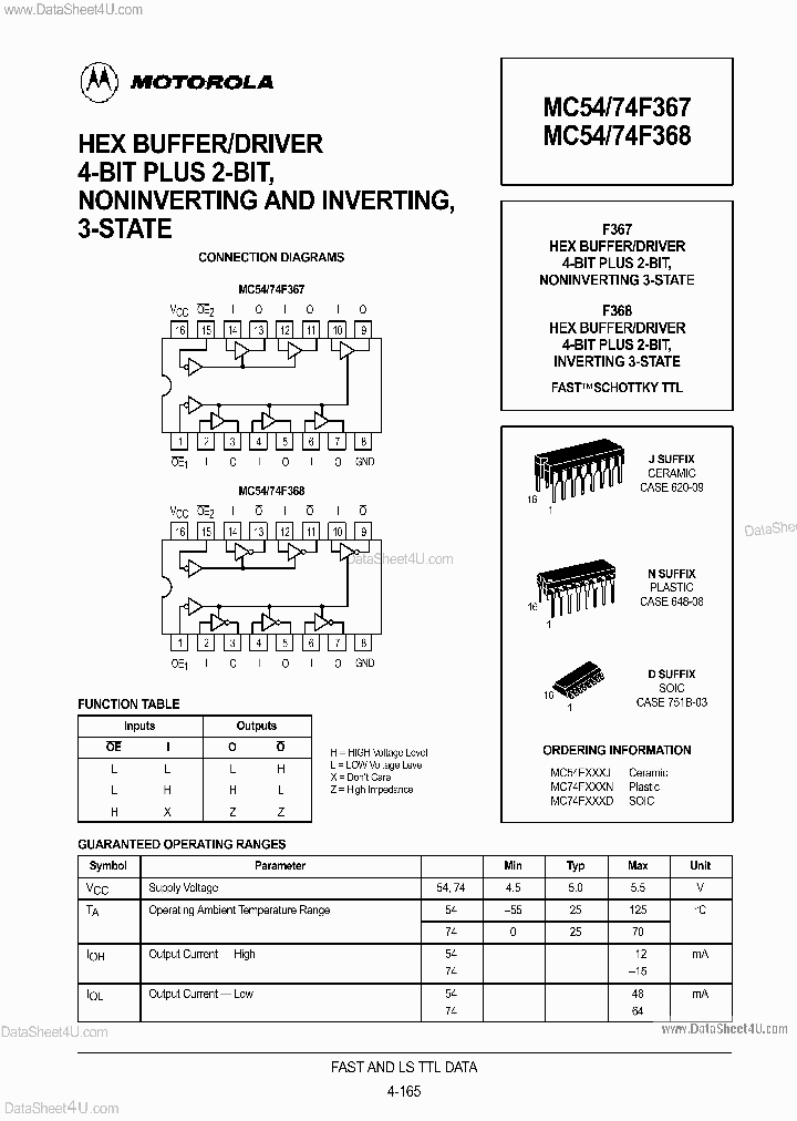 MC54F367_199667.PDF Datasheet