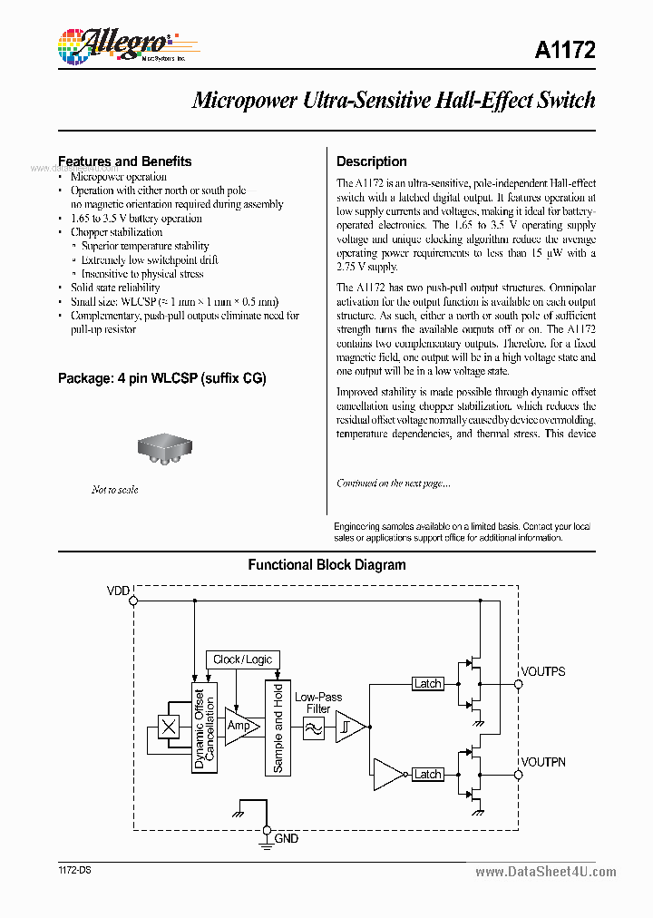 A1172_199181.PDF Datasheet