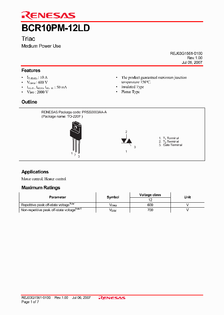 BCR10PM-12LD-A8_428878.PDF Datasheet