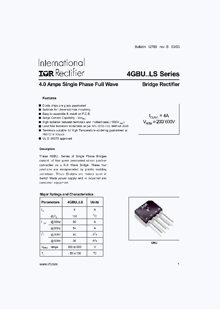 4GBU02LS_246397.PDF Datasheet
