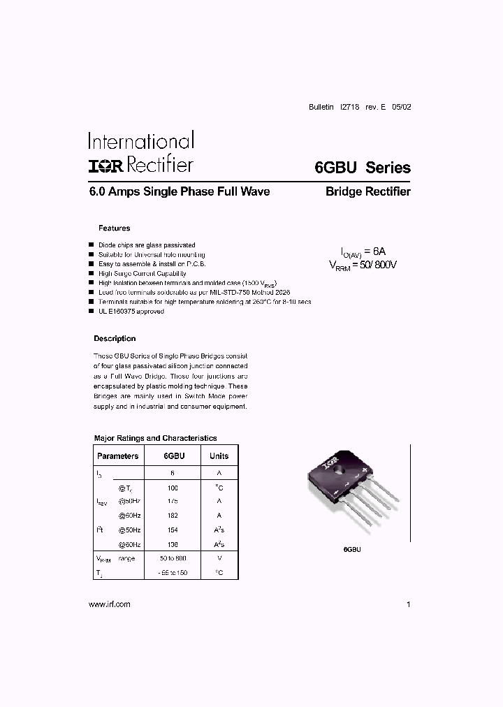6GBU005_246406.PDF Datasheet