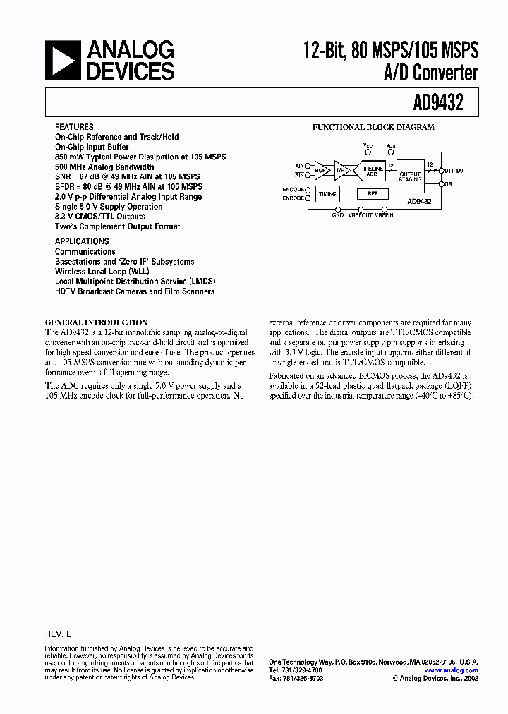 AD9432PCB_533994.PDF Datasheet