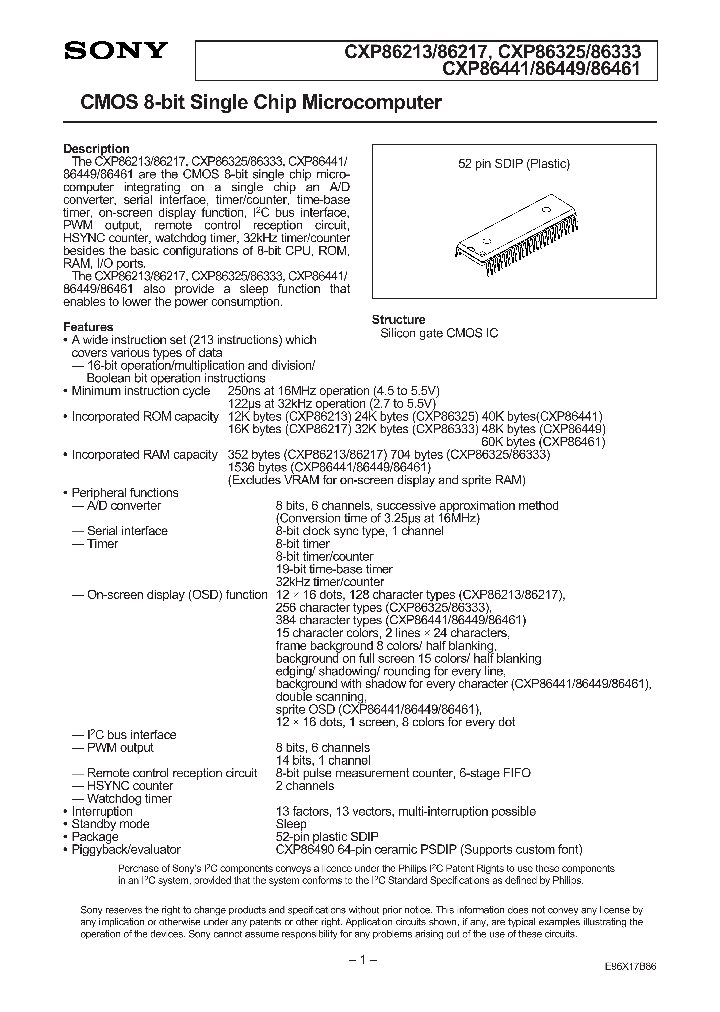 CXP86333S_335130.PDF Datasheet