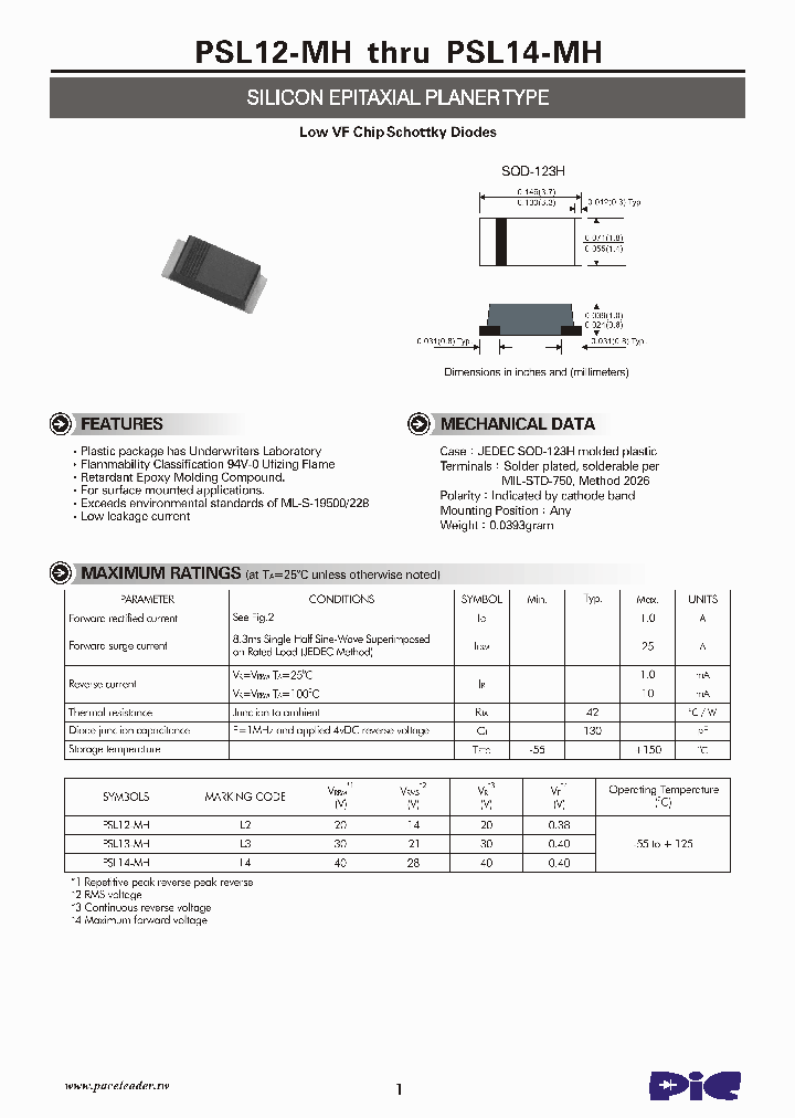PSL14-MH_546084.PDF Datasheet