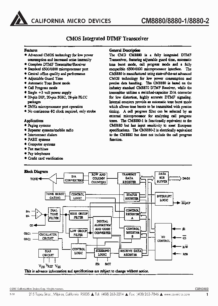 CM8880-2DI_336403.PDF Datasheet