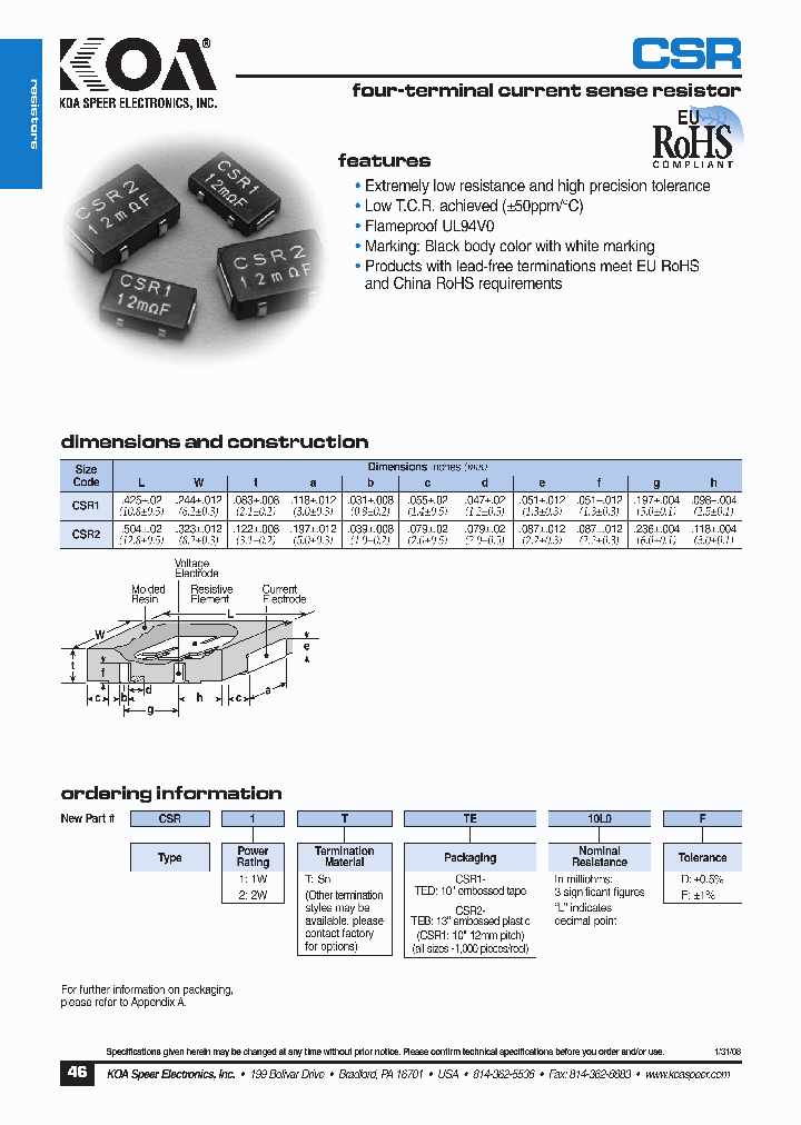 CSR2TTEB10L0F_446779.PDF Datasheet