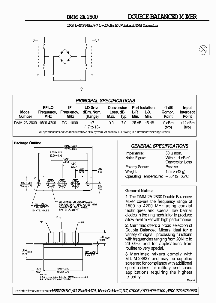 DMM-2A-2800_448583.PDF Datasheet