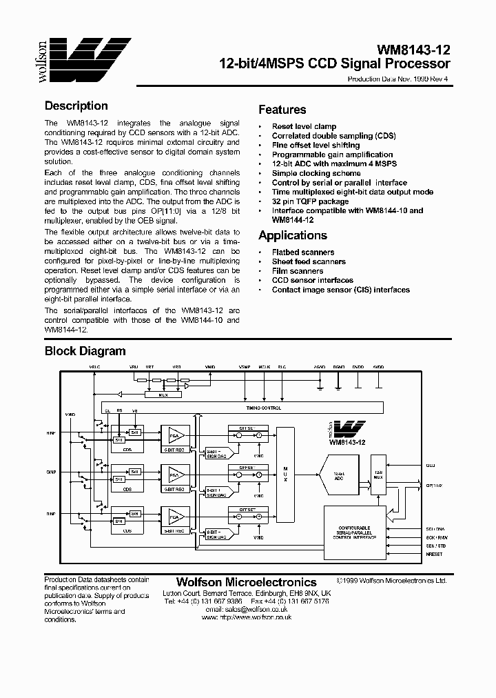 WM8143-12CFTV_448291.PDF Datasheet