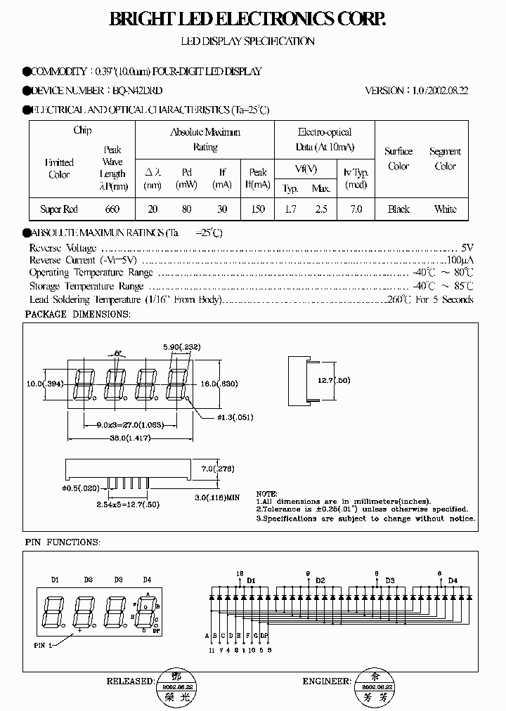 BQ-N42DRD_337791.PDF Datasheet