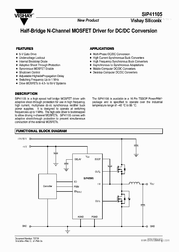 SIP41105_231771.PDF Datasheet