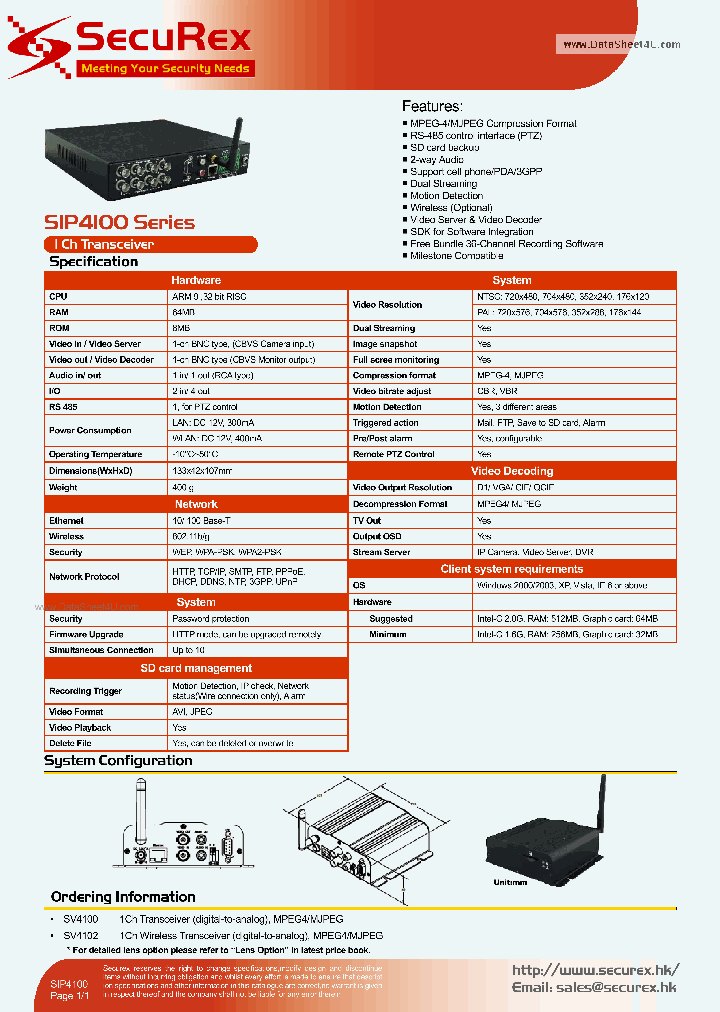 SIP4100_231767.PDF Datasheet