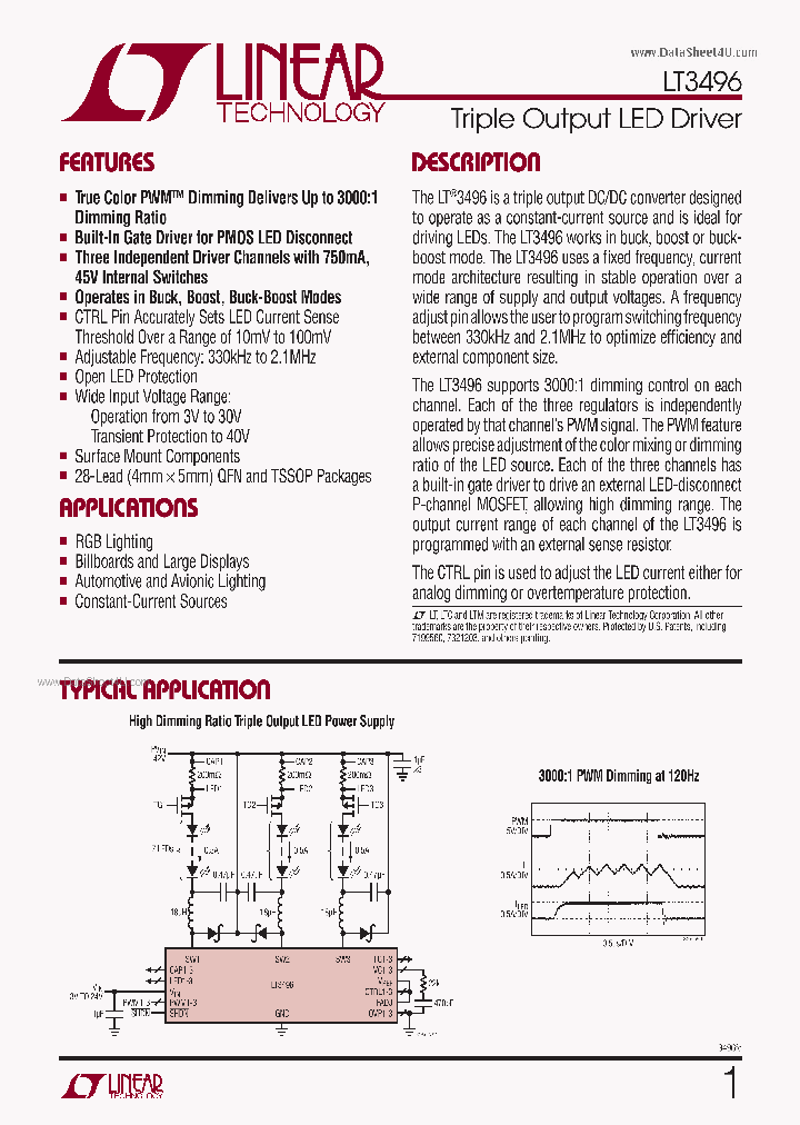 LT3496_234667.PDF Datasheet