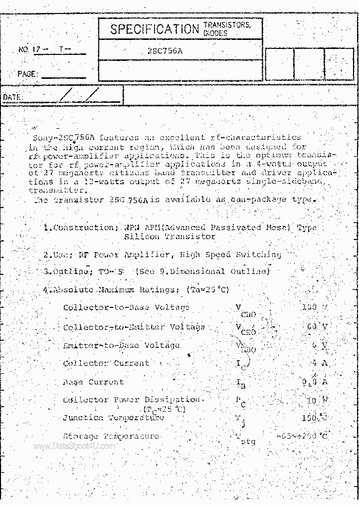 2SC756A_235587.PDF Datasheet