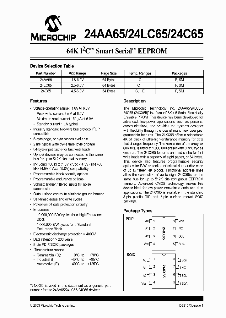 24LC65-ESM_464831.PDF Datasheet
