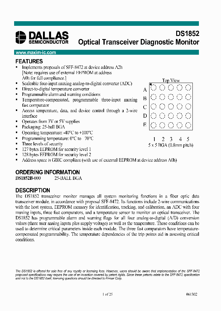 DS1852_576422.PDF Datasheet