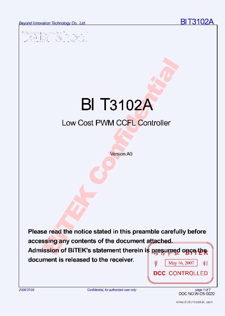 BIT3102A_237233.PDF Datasheet