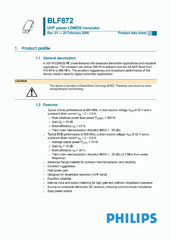 BLF872_577454.PDF Datasheet