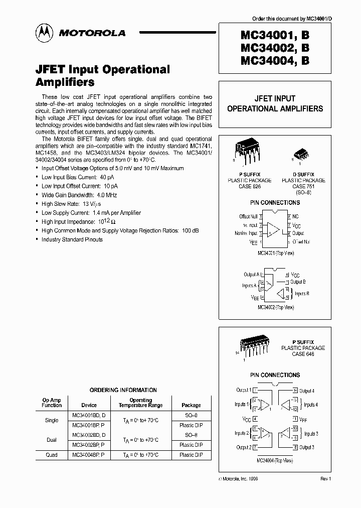 MC34001_236976.PDF Datasheet
