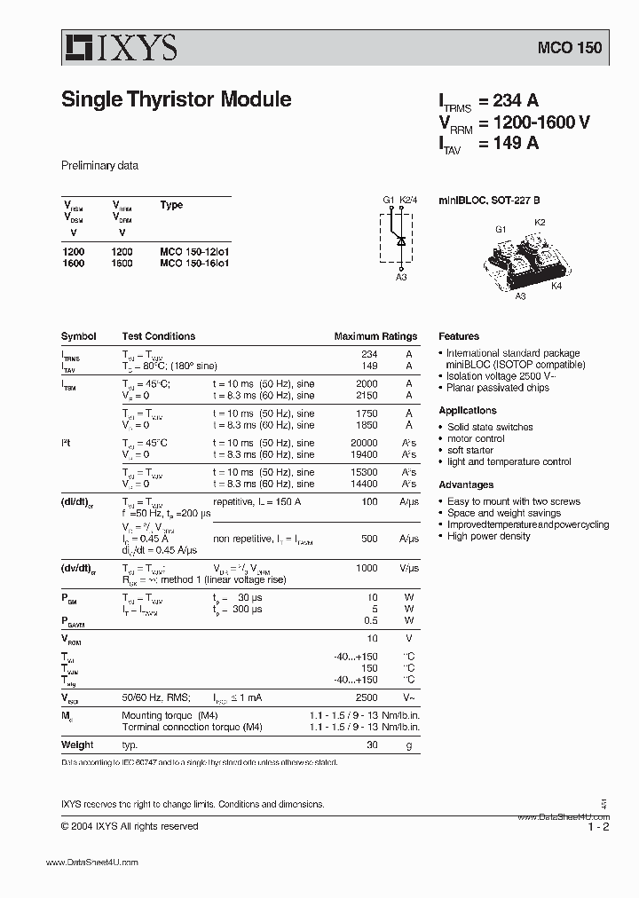 MCO150_239462.PDF Datasheet