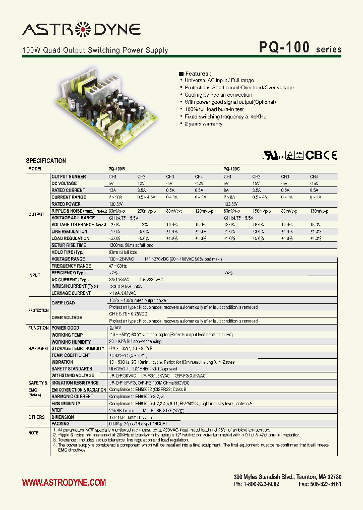 PQ-100B_343092.PDF Datasheet
