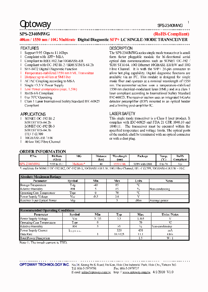 SPS-2340MWG_566618.PDF Datasheet
