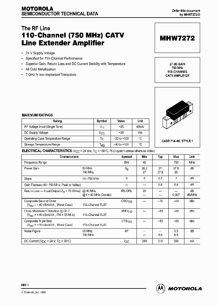 MHW7272_571468.PDF Datasheet